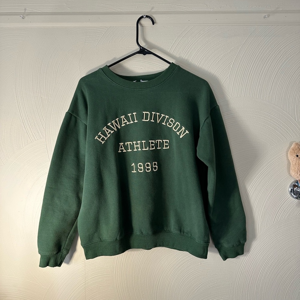 Princess Polly Green Crewneck
